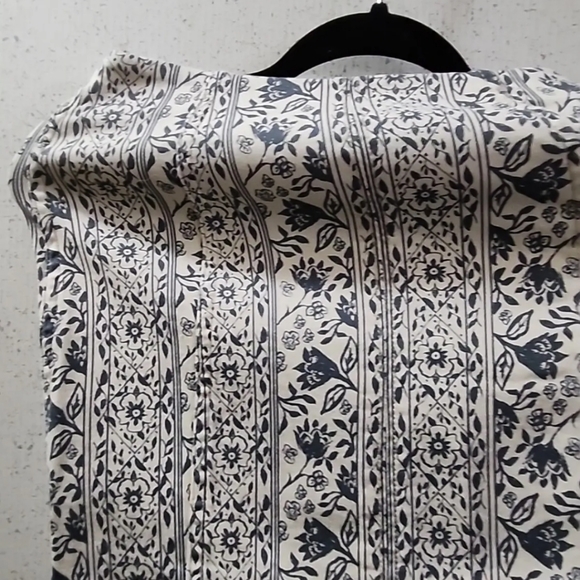 Free People Modern Femme Flower Denim Mini Stretch Skirt Size 0 MSRP $60 - Picture 4 of 5